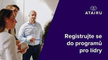 Na podzim spouštíme programy pro rozvoj lídrů. Registrujte se